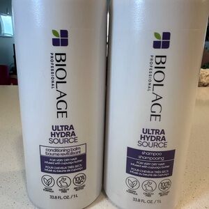 Biolage Ultra Hydra Source Shampoo and Conditioner Set - 33.8 fl oz each